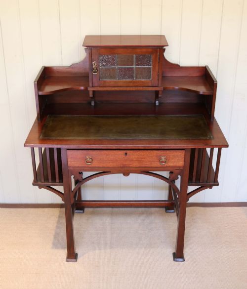 Arts and Crafts Mahogany Desk