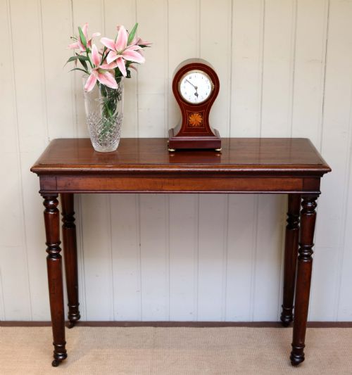 Slim Mahogany Hall Table