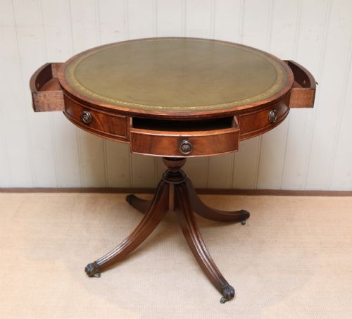 fig 1. Regency Style Mahogany Drum Table