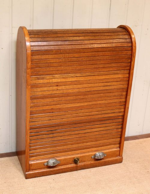Unusual Tambour Front Cabinet