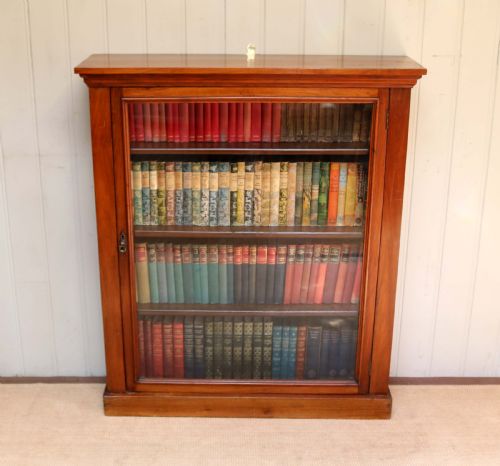 Walnut Glazed Bookcase