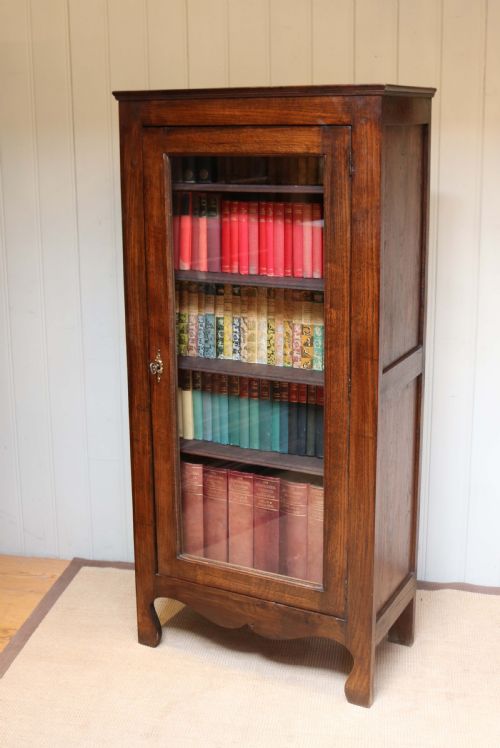 French Oak Cabinet Bookcase