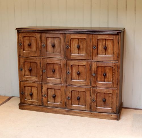 fig 1. Pitch Pine Sectional Cabinet