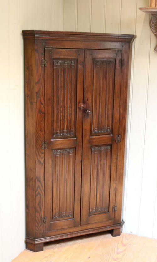 fig 1. Oak Corner Cupboard