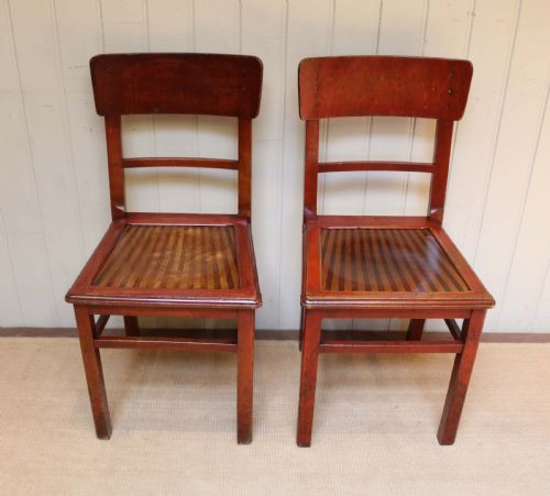 fig 1. Set Of Six French Bistro Chairs