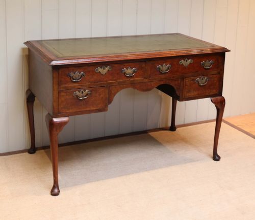 fig 1. Walnut Kneehole Writing Desk