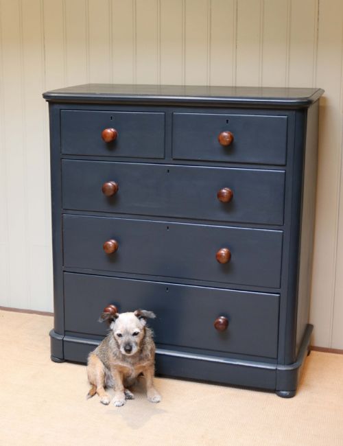fig 1. Victorian Painted Chest Of Drawers