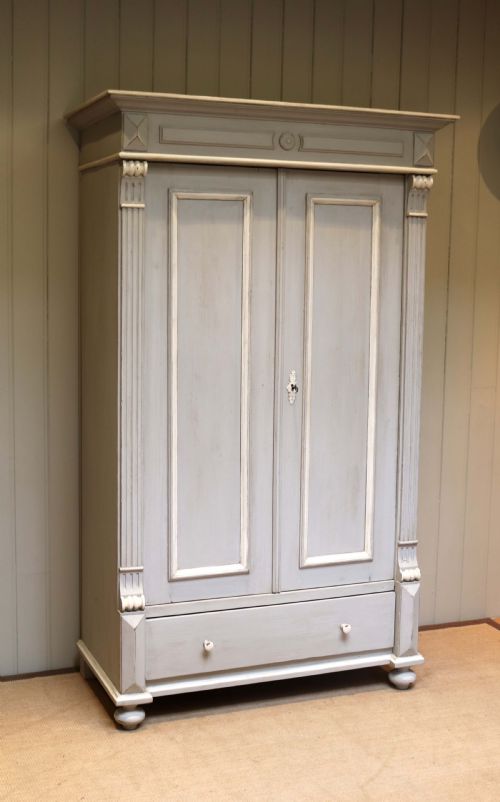 Painted Continental Two Door Wardrobe