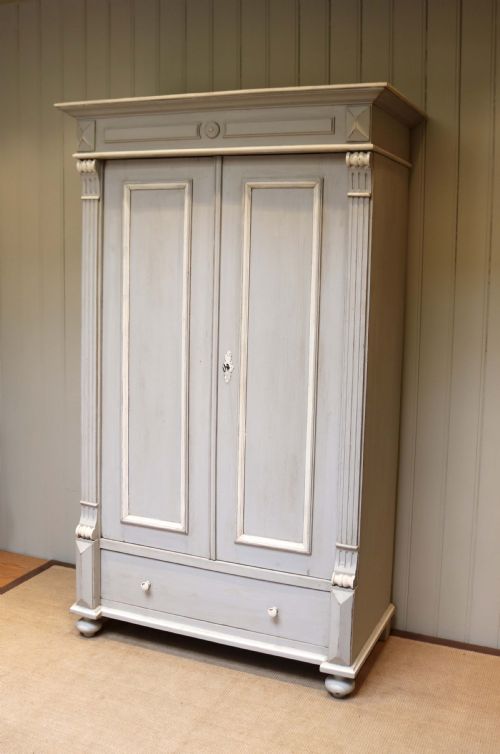 fig 1. Painted Continental Two Door Wardrobe