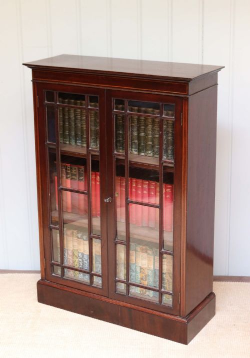 Small Proportioned Mahogany Glazed Bookcase