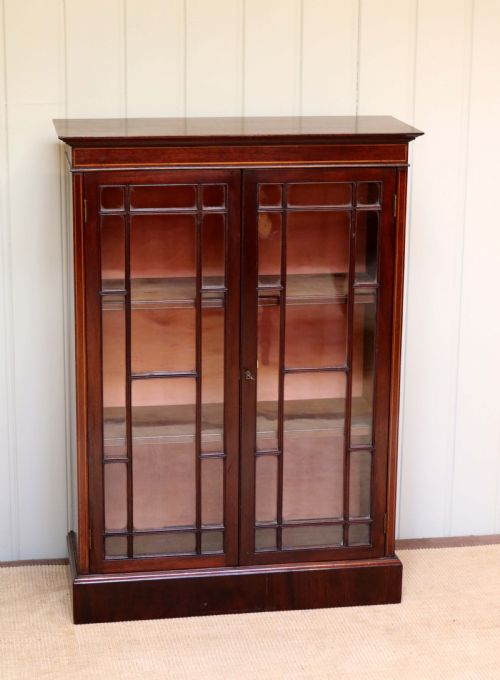 fig 1. Small Proportioned Mahogany Glazed Bookcase