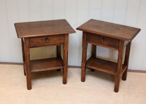 Pair of 1920s Oak Tables