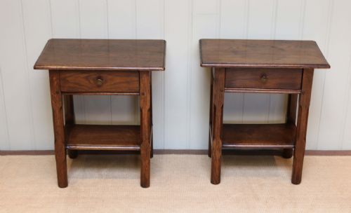 fig 1. Pair Of 1920s Oak Tables