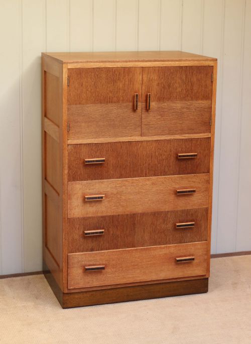 Art Deco Oak Dressing Chest