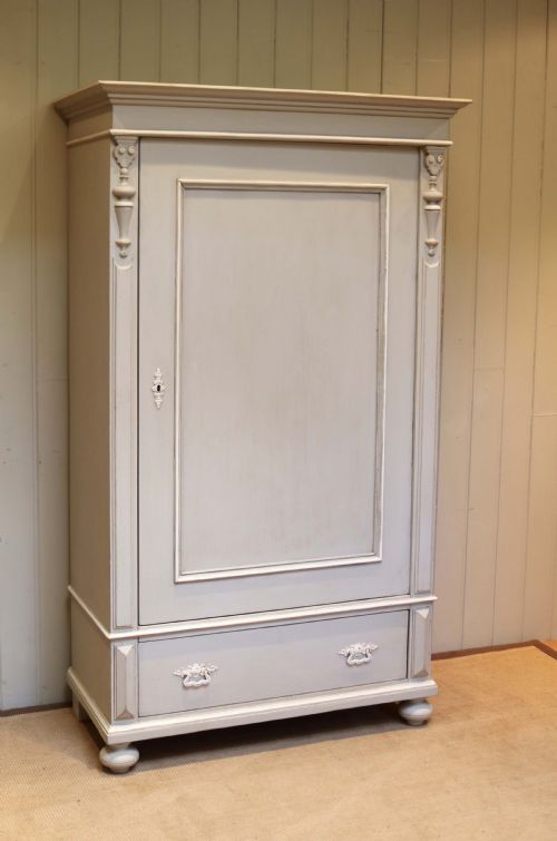 Late 19th Century Painted Continental Cupboard