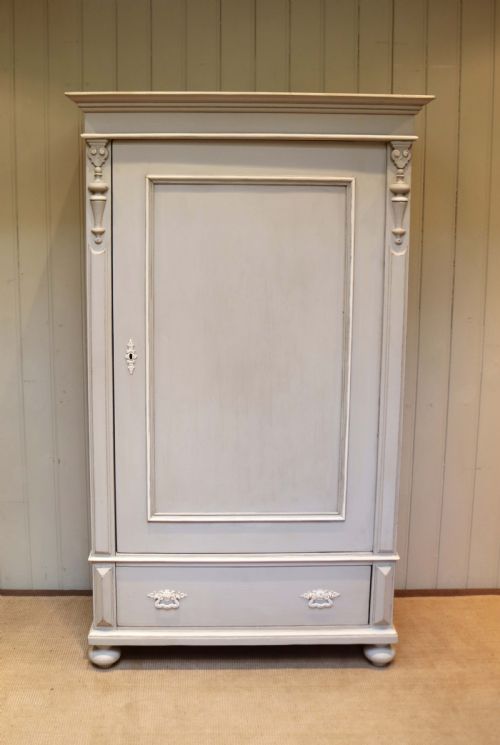 fig 1. Late 19th Century Painted Continental Cupboard