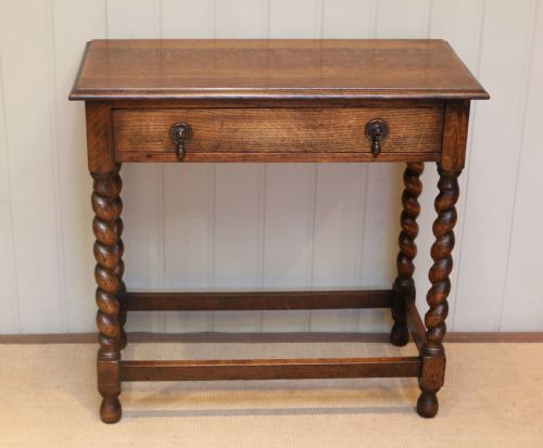 1920s Oak Side Table