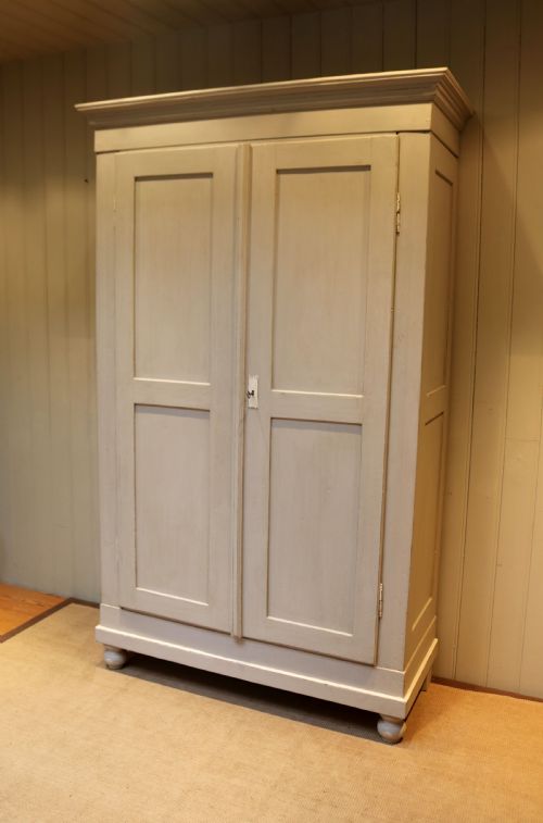 fig 1. Large Painted Continental Wardrobe 