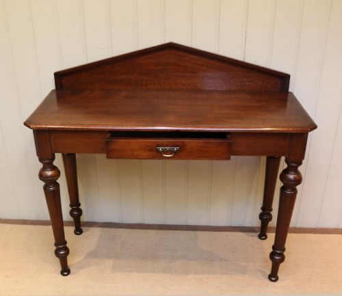 fig 1. Victorian Oak Hall Table