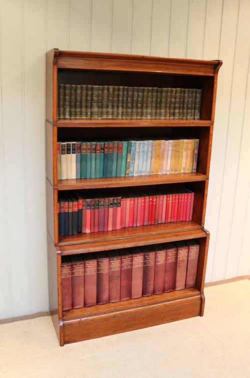 Edwardian Mahogany Open Bookcase