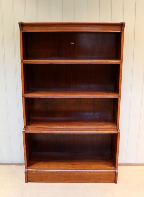 fig 1. Edwardian Mahogany Open Bookcase