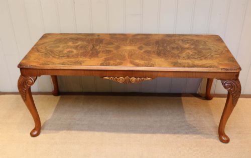 Walnut Long John Coffee Table