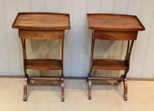 Pair of Cherrywood Tables