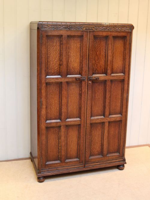 Waring and Gillows Oak Wardrobe