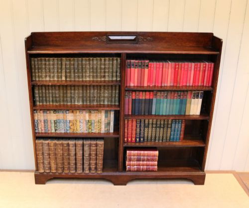 Oak Open Bookcase