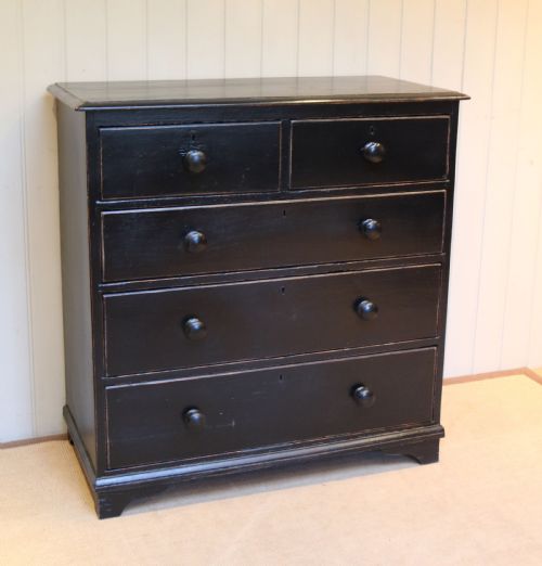 fig 1. Victorian Painted Chest Of Drawers