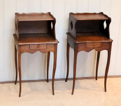 Pair of Oak Bedside Cabinets