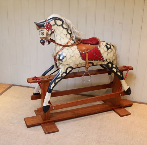 fig 1. Medium Dapple Grey Rocking Horse