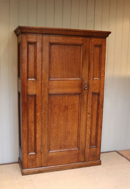Solid Oak Hall Cupboard