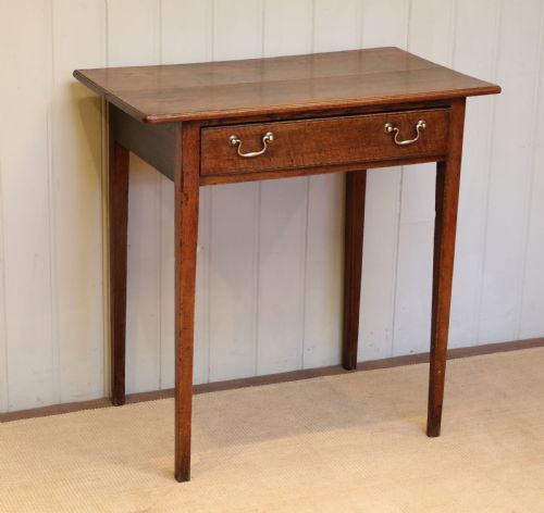 fig 1. George III Oak Side Table