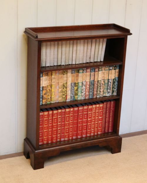 Victorian Mahogany Open Bookcase