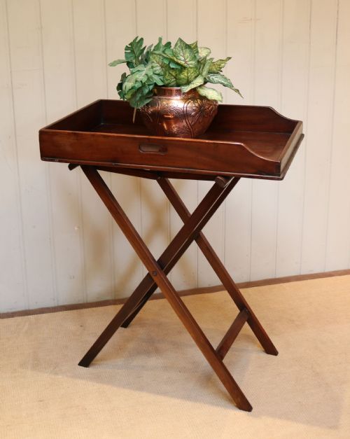 fig 1. Late 19th Century Mahogany Butlers Tray