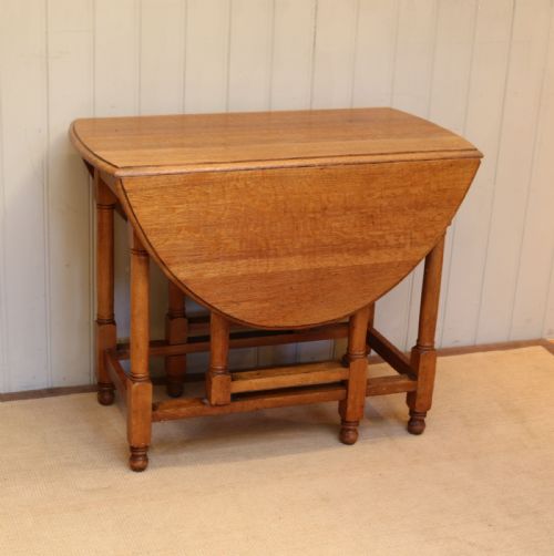 Light Oak Gateleg Table