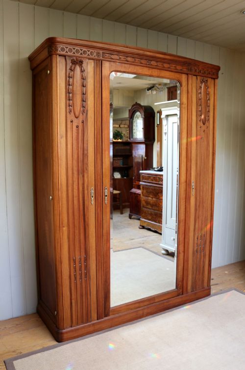 French Walnut Wardrobe