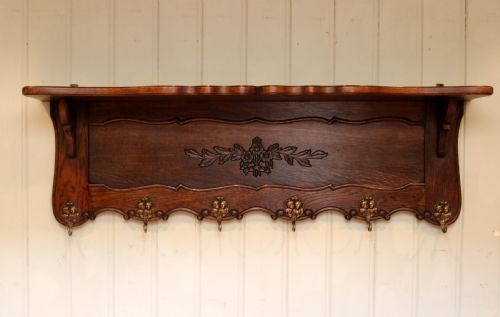 French Oak Wall Shelf