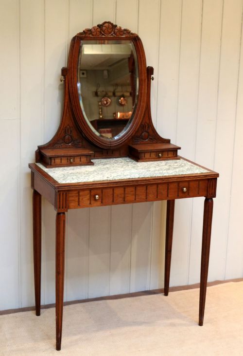 French Oak Dressing Table