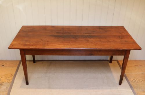 fig 1. French Cherry Wood Farmhouse Table