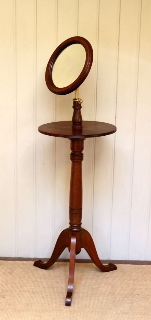 fig 1. Edwardian Mahogany Shaving Stand 