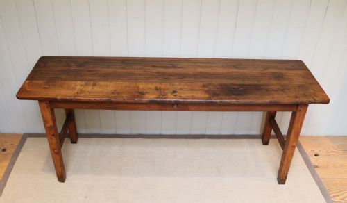 French Solid Oak Serving Table