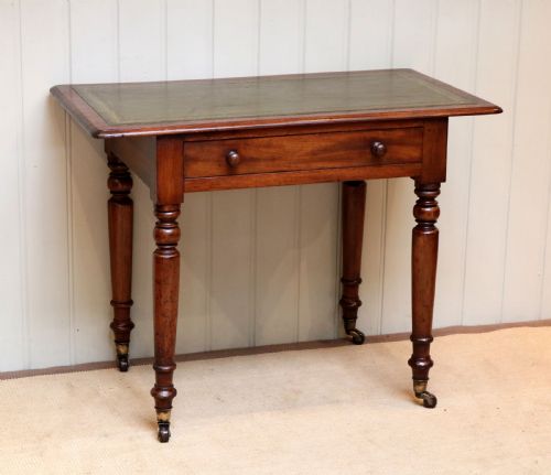 fig 1. Small Proportioned Mahogany Writing Table 
