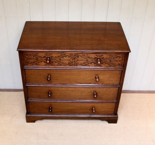 fig 1. Solid Oak Chest Of Drawers