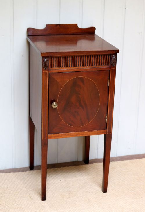 French Mahogany Bedside Cabinet