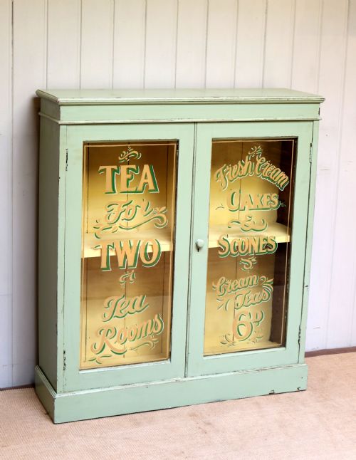 Painted Sign Written Bookcase