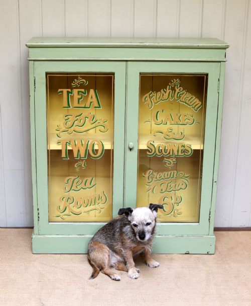 fig 1. Painted Sign Written Bookcase