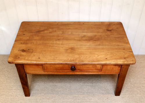 fig 1. French Low Cherry Wood Table 