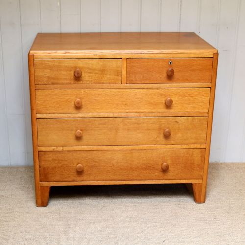 Light Oak Cotswolds Style Chest of Drawers